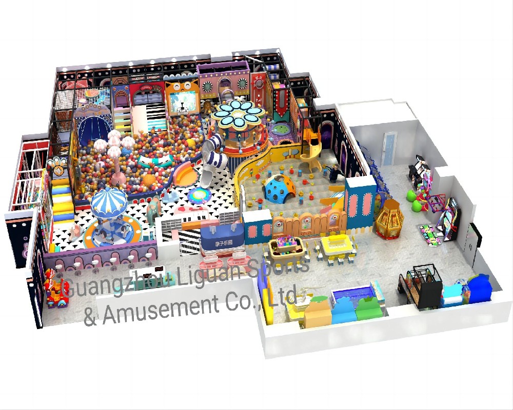 Indoor large naughty castle children's playground