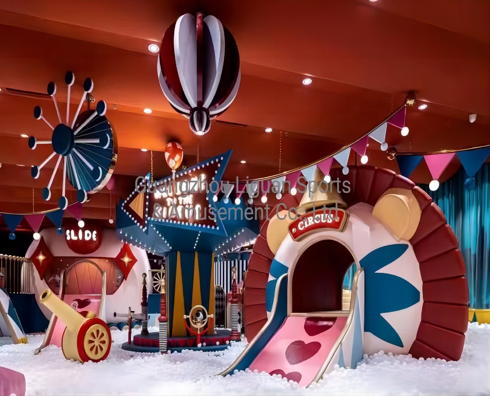 Indoor large naughty castle children's playground