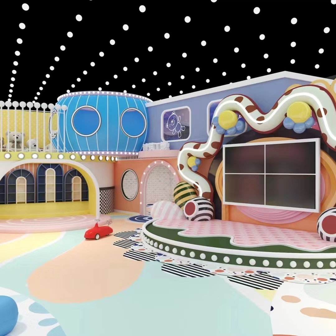 Small and large mischievous children's playground indoor topic kindergarten parent-child early education amusement equipment