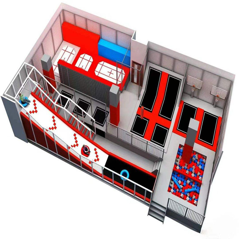 One-stop Professional Commercial Custom Indoor Trampoline Park Equipment For Kids