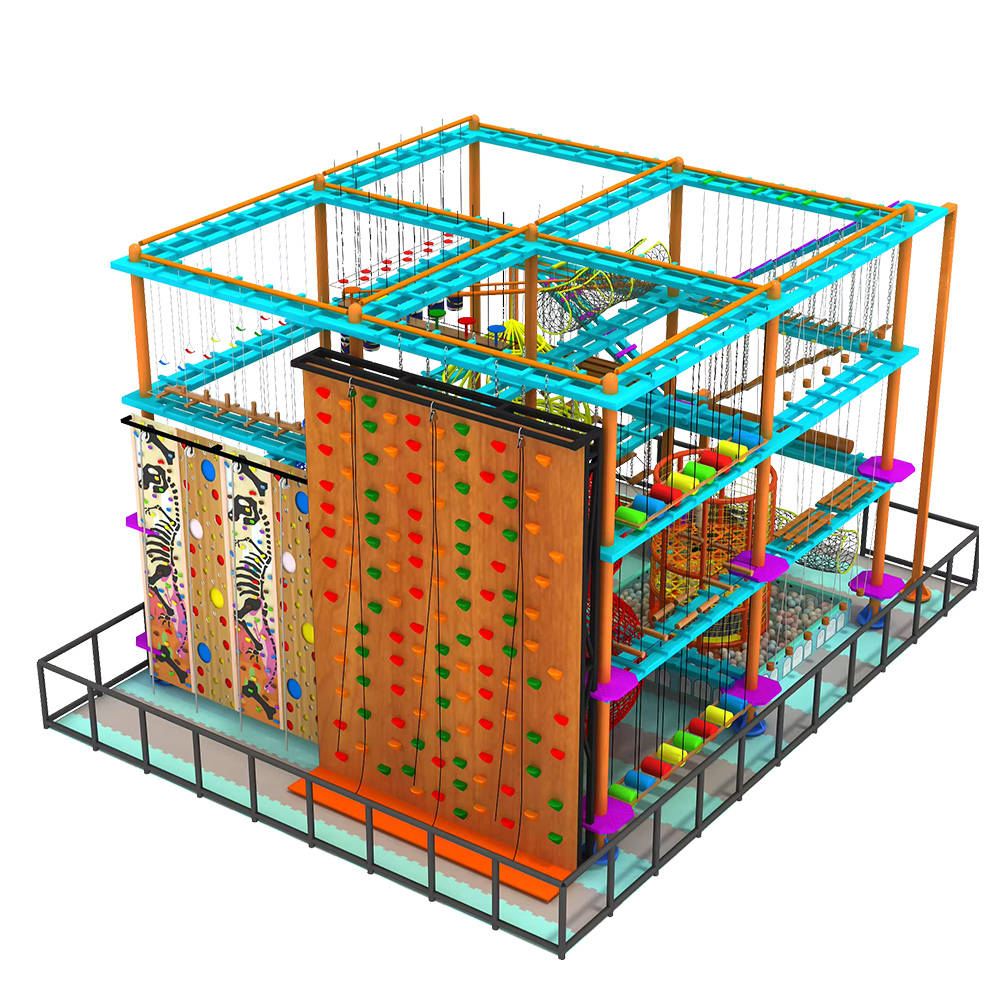 Kids Playground Expansion Adventure Equipment Park Outdoor Slide Climbing