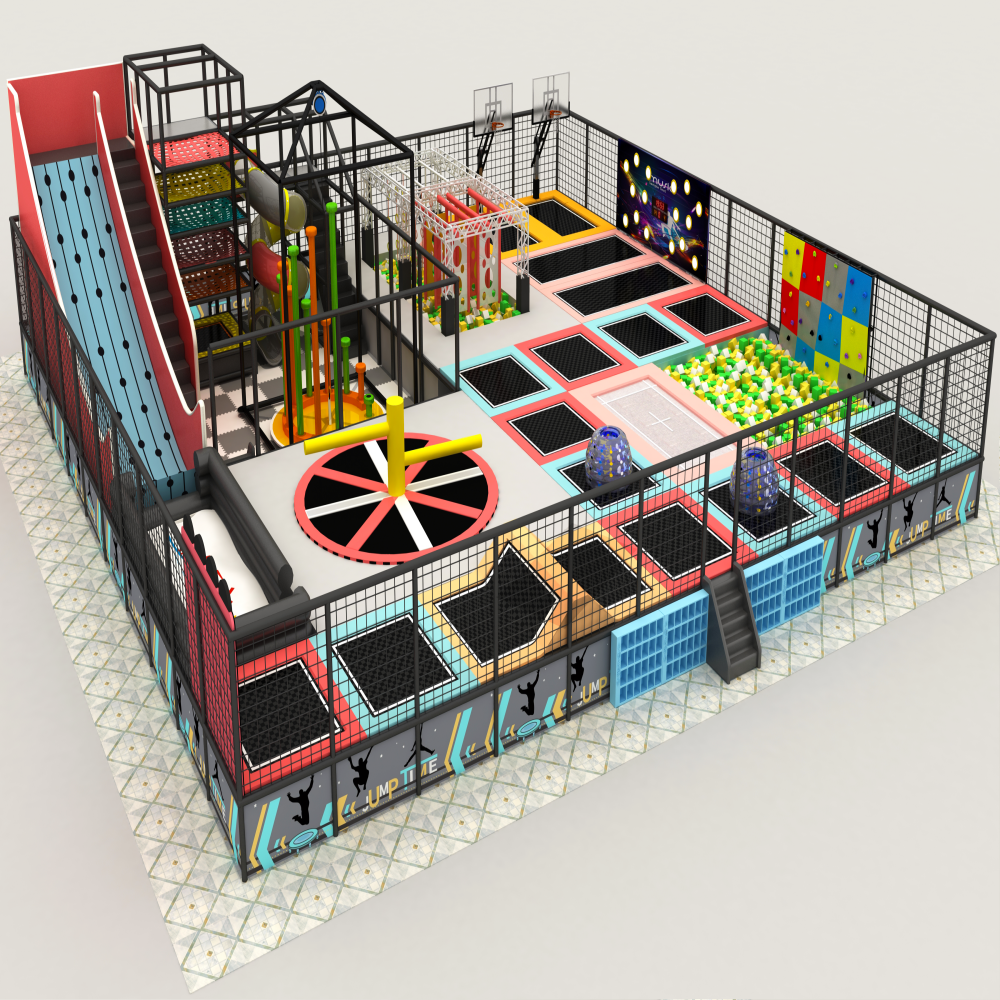Commercial indoor playground equipment price jump park playgrounds for children indoor trampoline parks