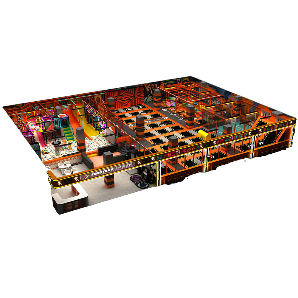 Commercial Jump gravity bounce fun city Manufacturer Business Plan Air Kids Indoor adventure gym Trampoline air Park For Sale