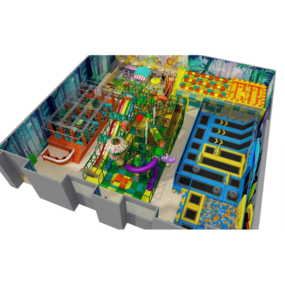 Commercial Kids Adults Indoor Trampoline Park for Sale with Foam Pit Ninja Course